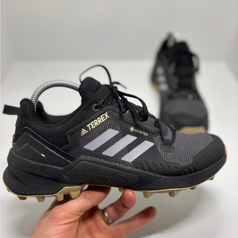 Adidas Terrex Swift R3 Gore-Tex Hiking Shoes Women's 7.5 Black Trail Waterproof